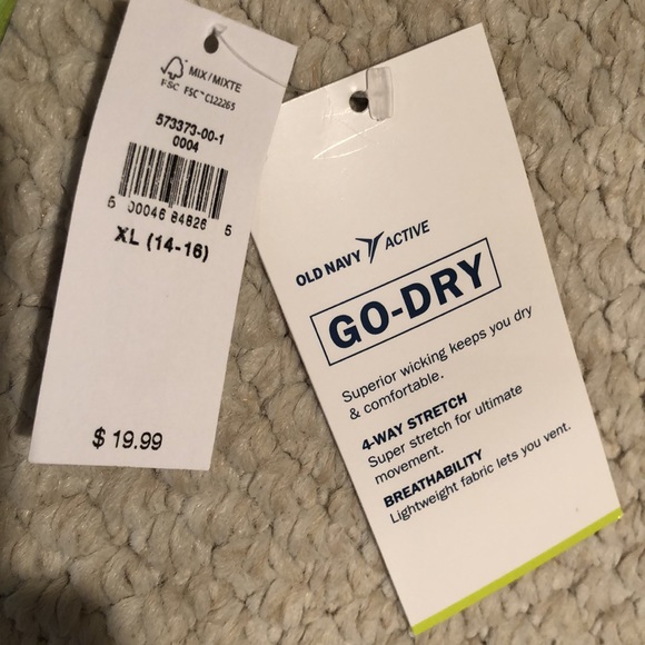 NWT Old Navy Girls Mid-Rise Elevate Leggings Size XL 14-16 tropical 🌴 - Picture 16 of 16